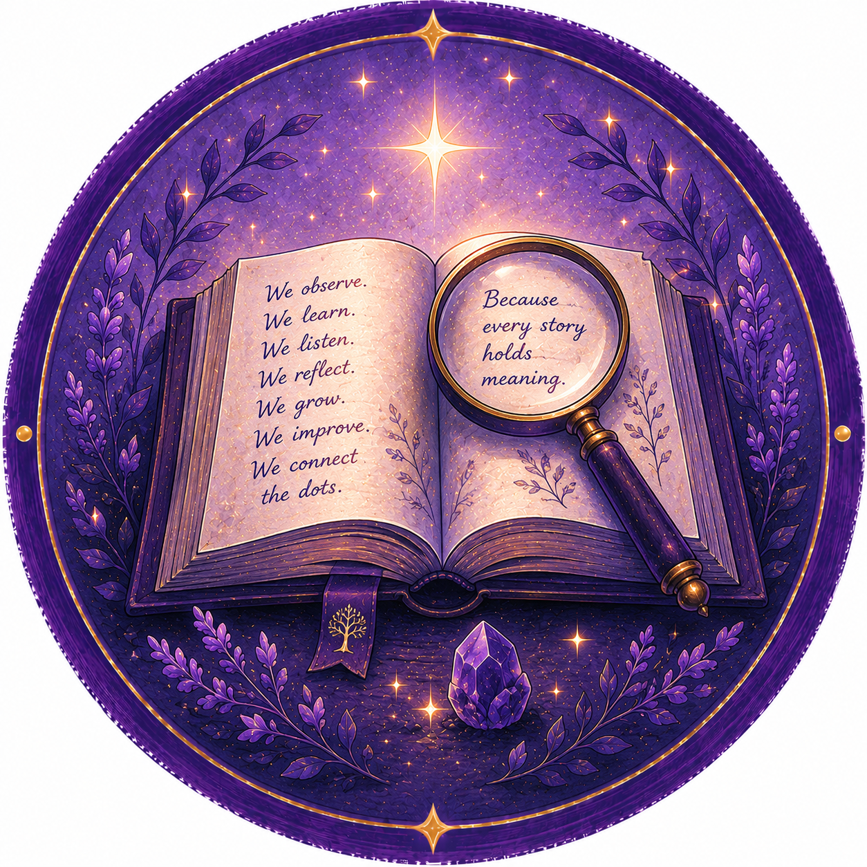 An EmberWood book message — because every story holds meaning.